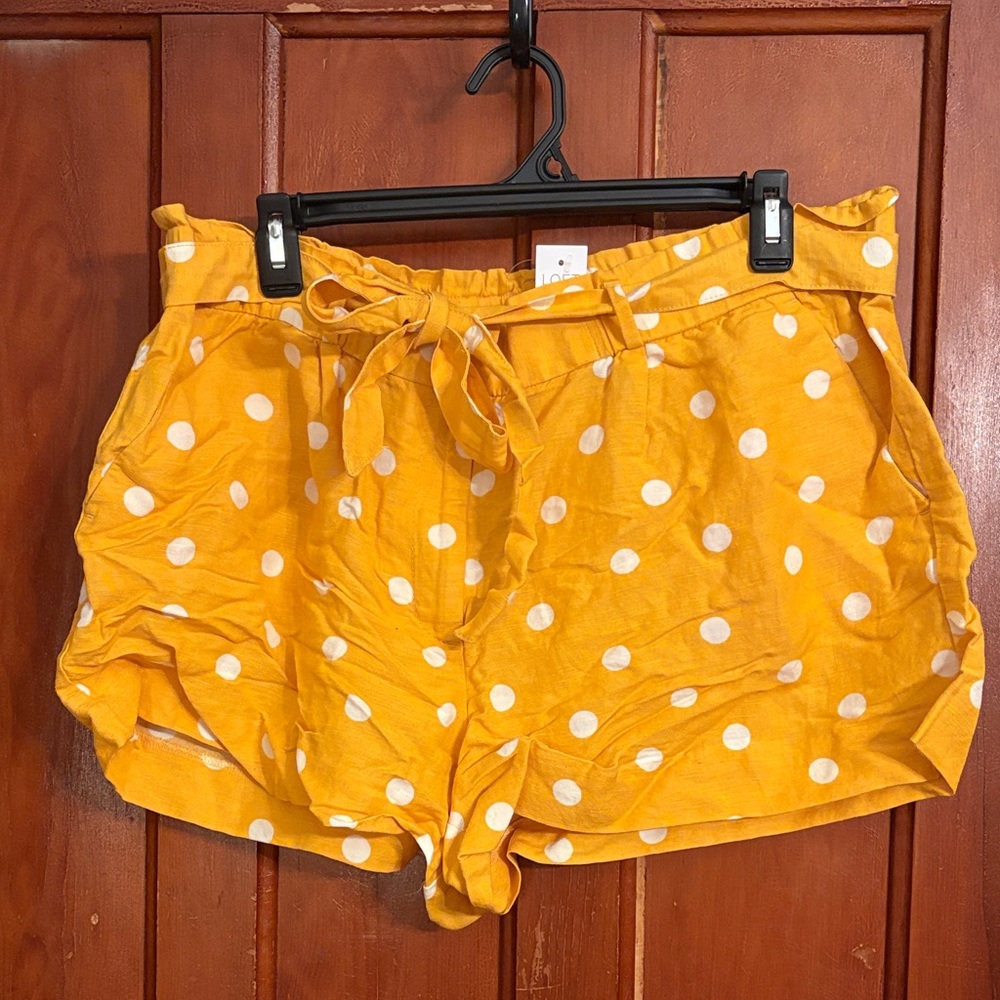 Yellow Polka Dot Shorts